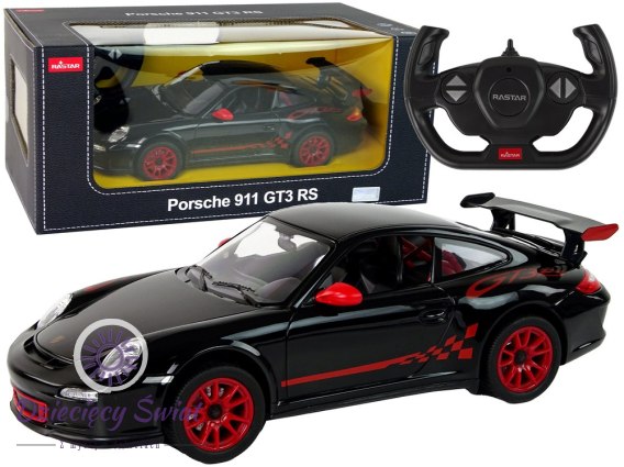 Auto R/C Porsche 911 GT3 RS 1:14 Rastar Czarne